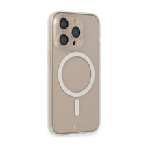 Apple İphone 14 Pro Kılıf Grand Magneticsafe Kapak - Şeffaf