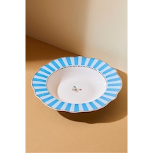 Butterfly Bone Çukur Tabak 22 Cm Cokrenklı Çok Renkli