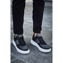 Alemdarshop Mn087 - Cbt Kenton Erkek Ayakkabı Sıyah / Antrasıt