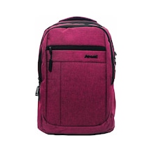 15.6" Usb Ve Kulaklık Girişli Bordo Laptop Notebook Sırt Çantası Usb Kablosu Hediyeli Kırmızı-448 Kırmızı