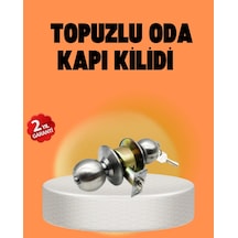 Diğer Mat Renk Topuzlu Kapı Kilidi Giriş Tipi Renkli