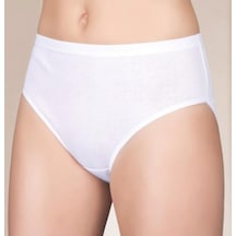 Berrak 6 Adet 2064 Ribana Bato Külot %100 Pamuk-beyaz-2xl Çok Renkli