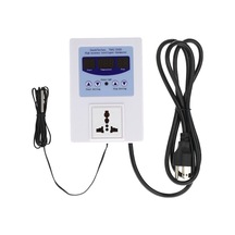 Ac110-240v 10a Led Dijital Akıllı Önceden Kablolanmış Sıcaklık Kontrol Cihazı Çıkışı Sensör Termostatı Isıtma Soğutma Kontrol Anahtarı