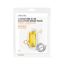 Koenzim Q10 İçeren Aydınlatıcı Nemlendirici Kağıt Maske Coenzyme Q-10 Solution Mask