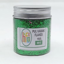 Pul Varak Gilding Flakes Sanatsal İnce Tanecikli Kırpık Folyo Epoksi Reçine Nail Art 100 Cc Yeşil