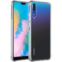 Huawei P30 Kılıf Antishock Ultra Koruma Kapaknano Glass Renksiz