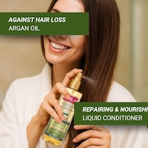 Saç Dökülmesine Karşı Sıvı Saç Kremi Argan Yağlı, Bitkisel Serumlu, Durulanmayan, Kolay Tarama & Yoğun Bakım, 200 Ml