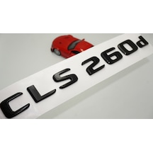 CLS 260d Bagaj Parlak Siyah ABS 3M 3D Yazı Logo