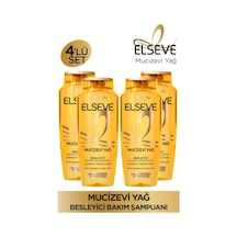 L'oréal Paris Elseve Mucizevi Yağ Besleyici Bakım Şampuanı 400 Ml 4'lü Set