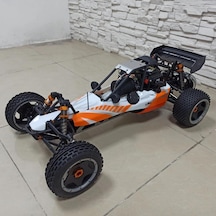 Sy Racıng 1/5 Baja 5b 30.5cc Rtr Kurşunsuz Benzinli Uzaktan Kumandalı Rc Arazi Model Araba 80+kmh 75cm Uzunluk Offroad Turuncu Kullanıma Hazır Syracıng/baja5b-turuncu