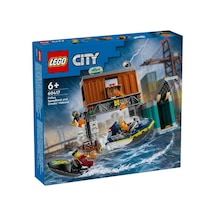 Lego City 60417 Police Speedboat And Crooks' Hideout