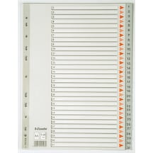 Esselte 100108 Seperatör A4 1-31 Rakam Gri
