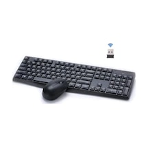 Hp 7YA13PA CS10 Kablosuz Usb Türkçe Q 2.4 Ghz Sessiz Tuş Takımı Klavye Mouse Set Siyah