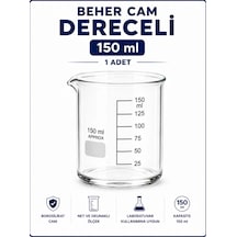 Beher Cam Dereceli 150 Ml 1 Adet