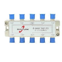 Digitürk 5-2150 Mhz 20D8 8 Yollu Tap Switch 1/8 Splitter