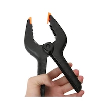 Mandal Tipi 21 CM Yaylı Kıskaç Tahta Perde Tutucu 9 İnç