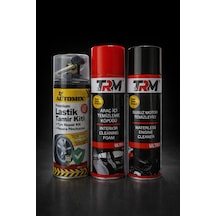 Lastik Tamir Kiti + Araç İçi Temizleme Köpüğü + Susuz Motor Temizleyici 3 Lü Bakım Seti