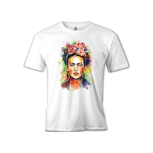 Frida Kahlo 2 Beyaz Erkek Tshirt