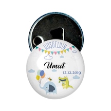 Famous Bebek Şekeri Magnet Bebek Mevlüt Hediyelik Isimli Kapak Açacak  (434856225)