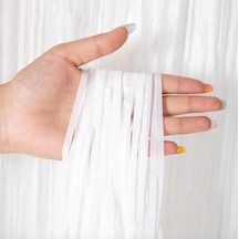 Soft Beyaz Renk Duvar Ve Kapı Perdesi İthal 100x200 Cm