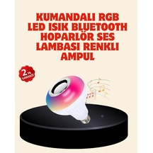 Mey İthalat Bluetooth Bağlantılı Rgb Led Ampul Şık Ve Fonksiyonel
