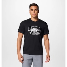Columbia Csc M Brush With Nature Ss Tee Erkek Kısa Kollu Tişört Cs0411 Siyah