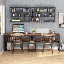 Zizuva Zizuva Tasarım Kitaplıkla Bölmeli Modern 2 Kişilik Çalışma Masa (541023983) Zizuva Zizuva Tasarım Kitaplıkla Bölmeli Modern 2 Kişilik Çalışma Masa (541023983)