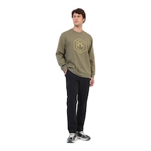Lumberjack Sweatshirt Erkek Dusty Olive Ml Arman 16nat26-4 Çok Renkli