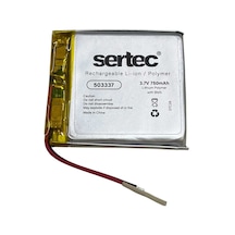 Sertec 503337 3.7v 750 Mah Li-polymer Pil Devreli/1.5a Evimdeyokyok