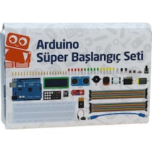 Arduino Uyumlu Süper Başlangıç Seti Uno Rev3 (Klon) (E-Kitap Hediyeli ve Videolu)