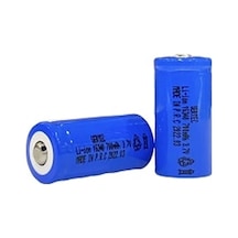 3.7v Li-ion 16340 - 700 Mah. 1c Şarjlı Pil