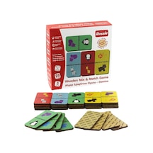 Rossie Ahşap Eşleştirme Oyunu - Domino Game