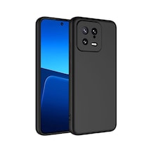 Xiaomi İle Uyumlu Mi 13 Kılıf Zore Mara Lansman Kapak Siyah 50 x 22