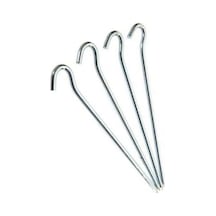 Summit 23cm/6mm Kuvvetli Çelik Çadır Kazığı 4'lü Paket Siyah
