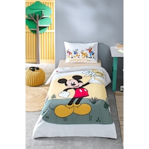 Özdilek Mickey Mouse Nomadic Sarı Tek Kişilik Disney Lisanslı Las Sarı