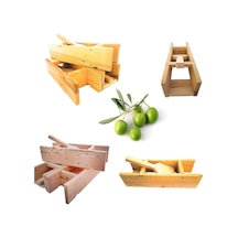 Ev Tipi Ahşap Zeytin Kırma Makinası Aleti 4 Adet