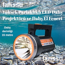 Rt-996 50w Yüksek Parlaklıklı Led Dalış Projektörü Ve Dalış El Feneri