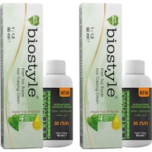 Biostyle Bitki Özlü Argan Ve Keratin 6.3 Koyu Kumral Dore 2 Adet 60 Ml Saç Boyası + 2 Adet Oksidan