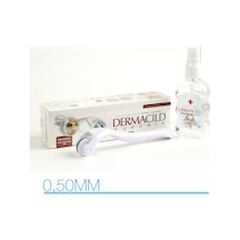 Dermacild Titanyum 180 İğne Dermaroller Göz Çevresi 0.50 MM + Roller Temizlik Spreyi