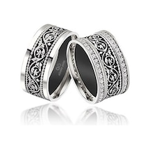 Yeni Tasarım Çift Gümüş Alyans