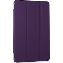 Newface Samsung Galaxy Uyumlu Tab A9 Kılıf Tablet Smart Kılıf - Mor Tablet Kılıfı