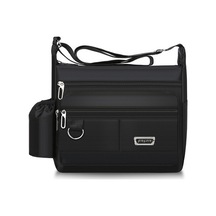 Khalid Bain Erkek Omuz Çantası, Çok Fonksiyonlu Çapraz Çanta, Gündelik Iş, Su Sıçramasına Dayanıklı, Su Baskılı Sırt Çantası Beyaz - Siyah 740387 Açık Gri