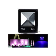 50w Uv Led Ultraviyole Led Projektör 50w 395nm-400nm Mor Işık