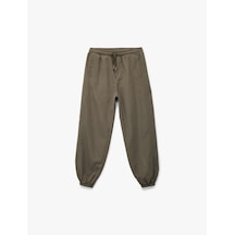 Koton Cepli Beli Lastikli Bağlamalı Loose Fit Jogger Paraşüt Pantolon Yeşil 6wkb40018tw Yeşil