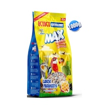 KIKI Excellent Kuş Max Menu Large Parakeets Büyük Pareket Yemi 1000 Gr. KB307