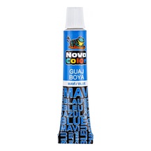 Nova Color Guaj Boya Tüp 12 Li Mavi Nc-117 Çok Renkli