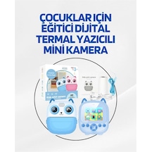 Dijital Termal Yazıcılı Mini Kamera Hd Video & Anında Fotoğraf Çıktısı Çok Renkli