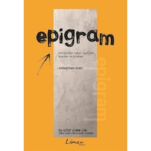 Epigram - Süleyman İnan - Liman Kitapları