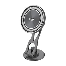 Linktech H879 Premium Mıknatıslı Araç İçi Torpido Üstü Telefon Tutucu Siyah