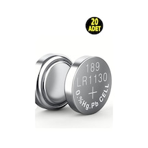 20 Adet Alkaline 189 V10ga Lr54 Ag10 Sr Lr 1130 389 Düğme Pil Terazi-saat-baskül Pili